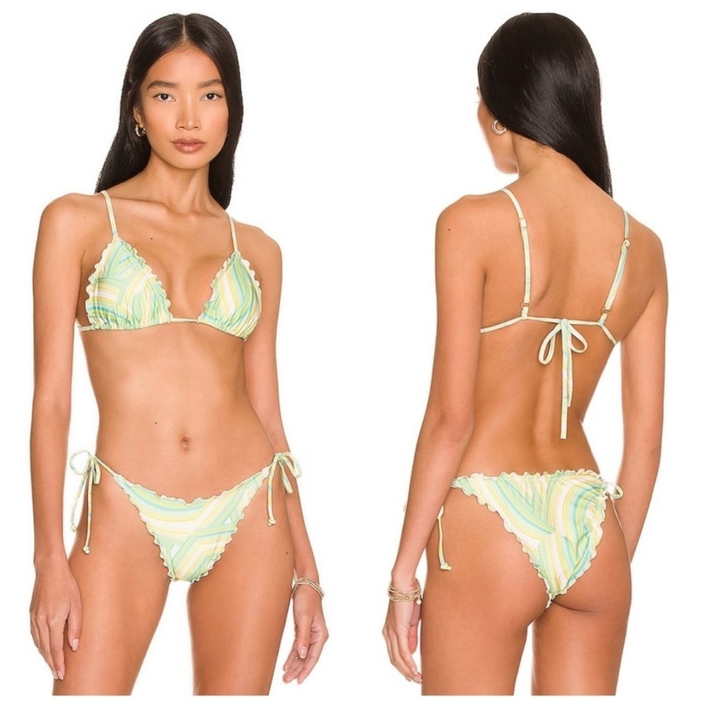 L*Space Maggie Roger Bikini Bottoms Over‎ the Rainbow NWT - Picture 6 of 12